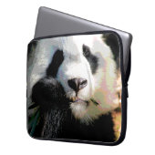 Posterized niedlicher Panda-Bär, der Laptopschutzhülle (Vorderseite Links)