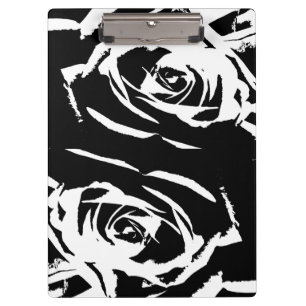 Posterized Rosen-Kunst Klemmbrett