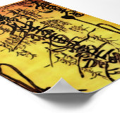 Postermatte Poster (Ecke)