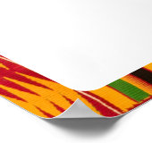 Posterpapier für afrikanische Muster Poster (Ecke)