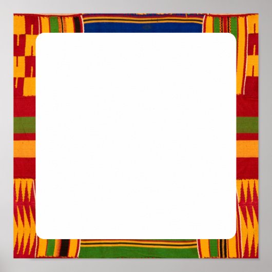 Posterpapier für afrikanische Muster Poster (Vorne)