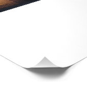 Posterpapier für den Sonnenuntergang (Semi Gloss) Poster (Ecke)