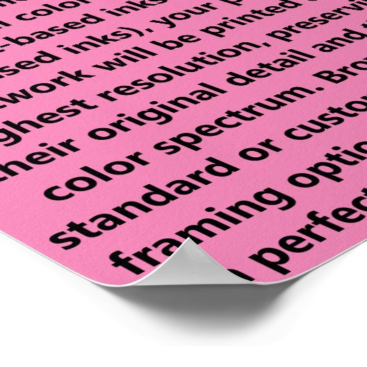 #PosterPrinting Paper Layout Poster (Ecke)