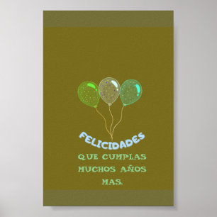 POSTERS DE CUMPLEAÑOS POSTER