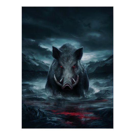Posters Dives boar Poster (Vorderseite)