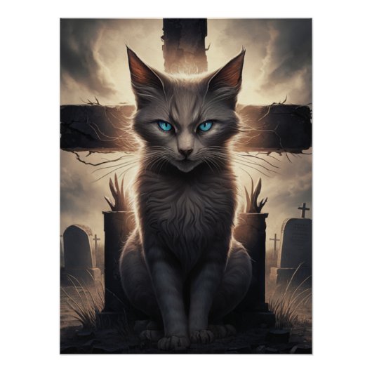 Posters Dives Cat Poster (Vorderseite)