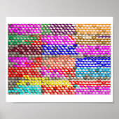 POSTERS Graphic Patterns Stars Blume Poster (Vorne)