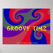 POSTERS - GROOVY TIMZ - PSYCHEDELIC MULTI FARBEN POSTER (Vorne)