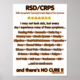 POSTERS...Ich kann nicht aussehen...ESD/CRPS Poster