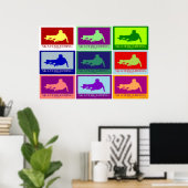 POSTERS - SKATEBOARING OLYMPIA POP ART WALL ART POSTER (Heimbüro)