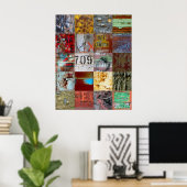 Posters Street Art Abstrakt 32 Long Poster (Heimbüro)