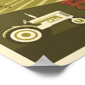 Posters Vintage Farm Scene Print Poster (Ecke)