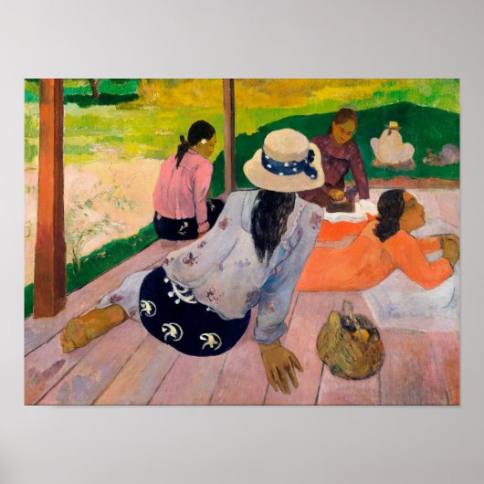 PosterThe Siesta (ca. 1892-94) | Paul Gauguin Poster (Vorne)