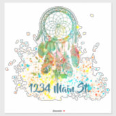 Postfach-Aufkleber für den Dreamcatcher-Spritzer Aufkleber (Blatt)