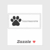 Postfach-Aufkleber Haustiere LSF1V2 Aufkleber (Blatt)