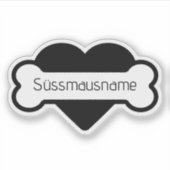 Postfach-Aufkleber Haustiere LSF1V3 Aufkleber (Vorderseite)