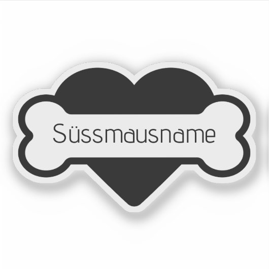 Postfach-Aufkleber Haustiere LSF1V3 Aufkleber (Vorderseite)