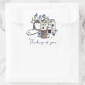 Postfach Briefkastenzustellung eines Aufklebers fü Quadratischer Aufkleber (Tasche)