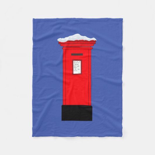 Postfach des Weihnachtsmanns Fleecedecke (Vorderseite)