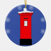 Postfach des Weihnachtsmanns Keramikornament (Vorne)