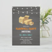 Postfach-Einladung weglaufen Einladung (Stehend Vorderseite)