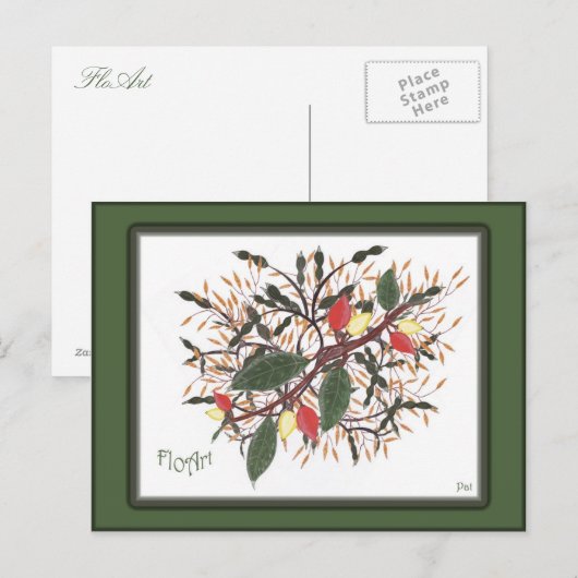 Postfach FloArt Postkarte (Vorne/Hinten)