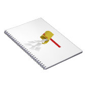 Postfach mit fliegenden Buchstaben Notizblock (Rechte Seite)