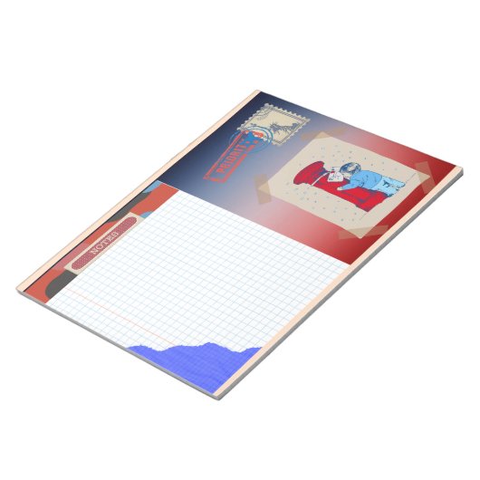 Postfach Notepad Notizblock (angewinkelt)