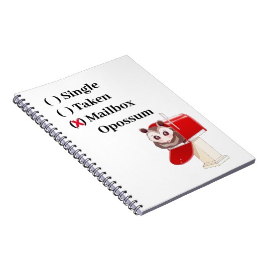 Postfach Opossum Notizblock (Rechte Seite)