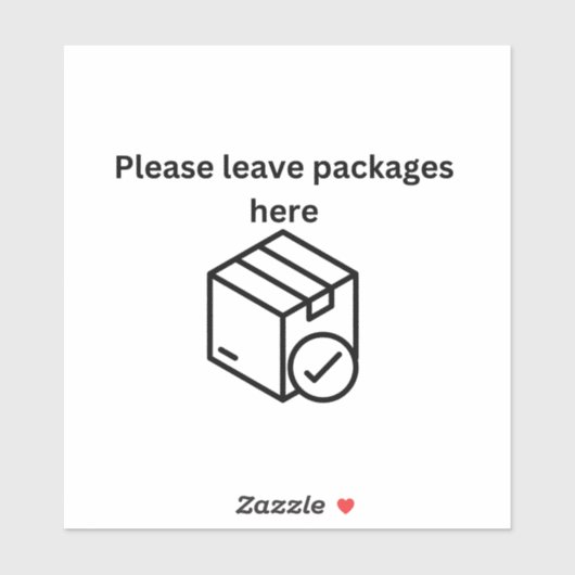 Postfach Paketaufkleber Hintergrund WEISS Aufkleber (Blatt)