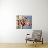 Postfach Pinup Girl Wandteppich (Beispiel (Horizontal))