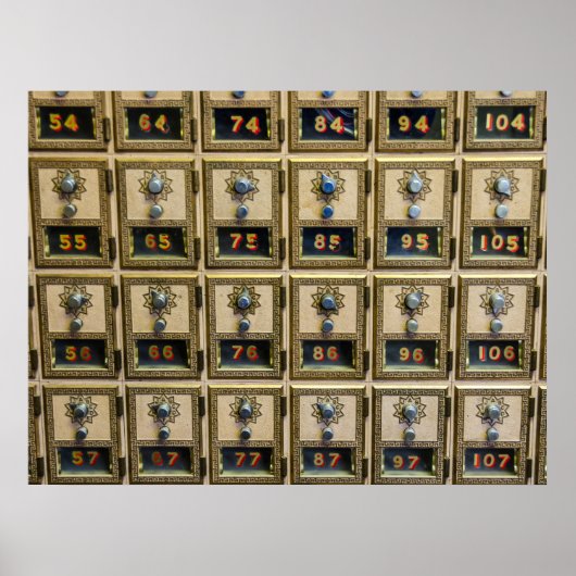 Postfach-Sammelboxen Postfach Poster (Vorne)