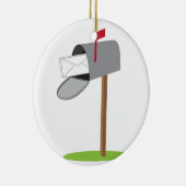 Postfach und Brief Keramik Ornament (Rechts)