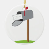 Postfach und Brief Keramik Ornament (Vorne)