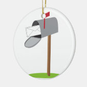 Postfach und Brief Keramik Ornament (Links)