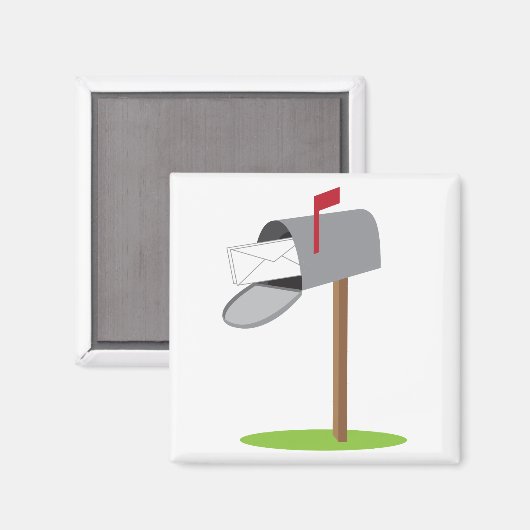 Postfach und Brief Magnet (Vorderseite/Rückseite)