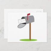 Postfach und Brief Postkarte (Vorne/Hinten)