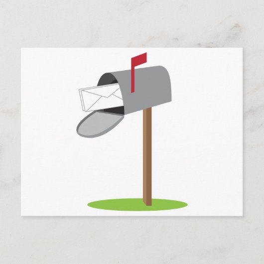 Postfach und Brief Postkarte (Vorderseite)