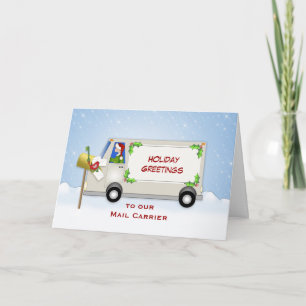 Postfach Weihnachtskarte-Postfach Feiertagskarte