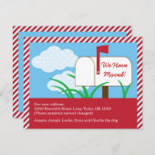 Postfach Wir haben die Karte verschoben (Vorne/Hinten)