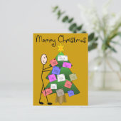 Postfacharbeiter "Frohe Weihnachten" Karten und Po (Stehend Vorderseite)