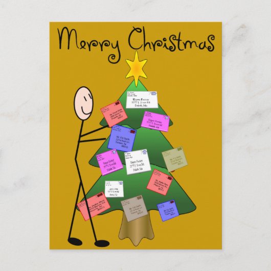 Postfacharbeiter "Frohe Weihnachten" Karten und Po (Vorderseite)