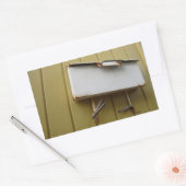 Postfachaufkleber Rechteckiger Aufkleber (Umschlag)