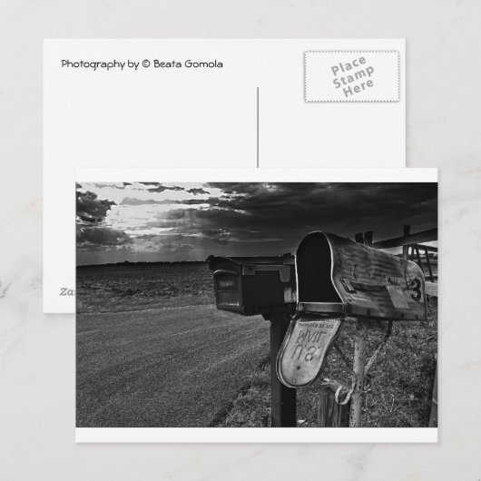 Postfächer Postkarte (Vorne/Hinten)