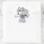 Postfachgebet Runder Aufkleber (Tasche)