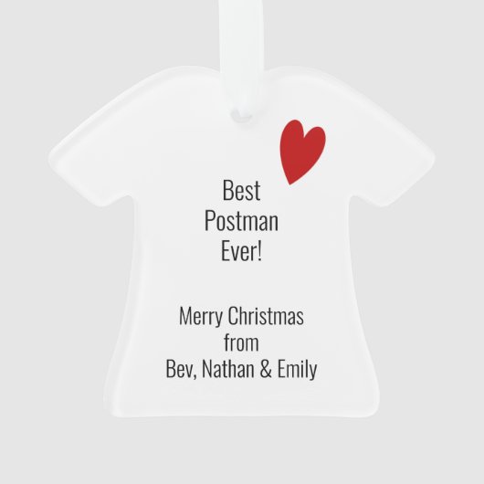 Postfachmann Ornament (Rückseite)