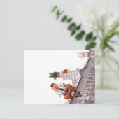 Postfest Feiertagspostkarte (Stehend Vorderseite)