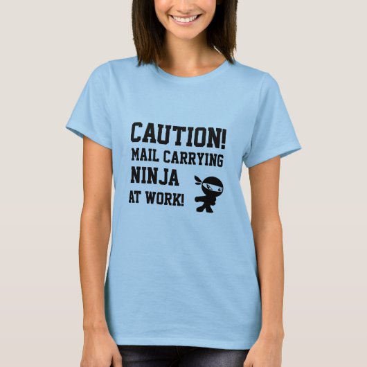 Postfördermaschine Ninja T - Shirt (Vorderseite)