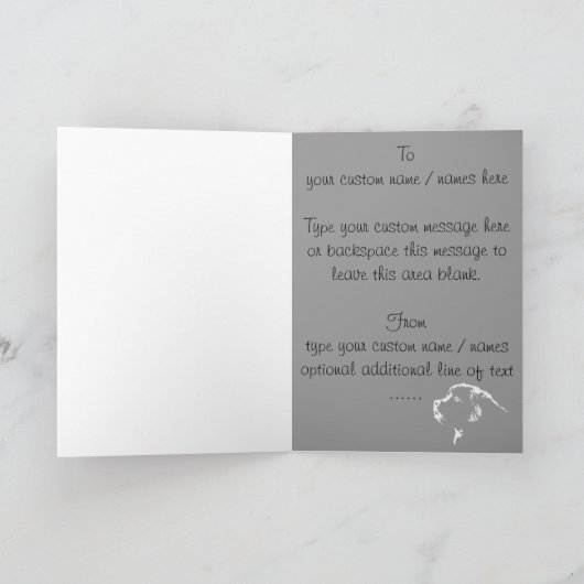 Postfundland Card Custom Neufundland Doing Card Karte (Innenseite)