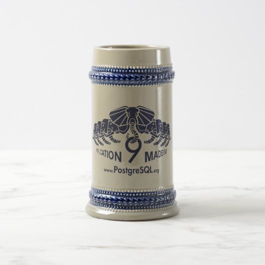 Postgres9 Bier Stein Bierglas (Mittel)